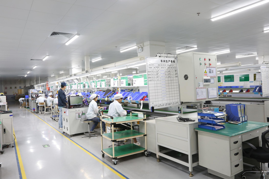Shenzhen Yima Power Supply Co., Ltd. linea di produzione del fabbricante